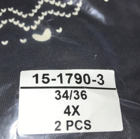 NWT - Dream & Co Plus PJ Set sz. 4X (34/36) - Picture 4 of 7